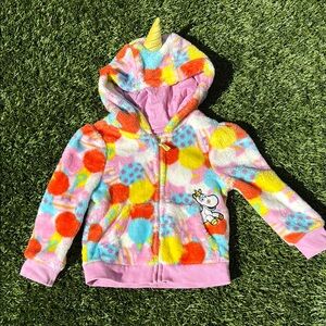 Disney Pink and Yellow Polka Dot Hoodie